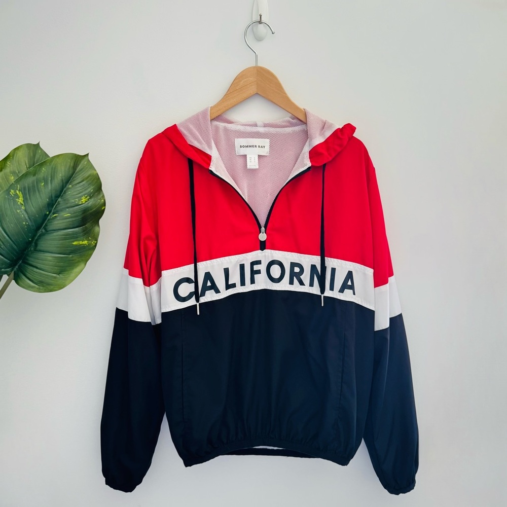 URBAN PLANET | Colourblock Windbreaker Sommer Ray Collection Size Small